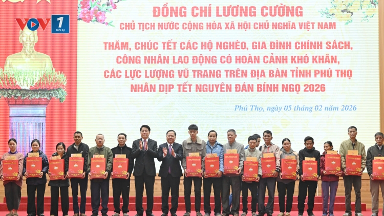 Thời sự 12h 5/2/2026: Chủ tịch nước Lương Cường thăm, chúc Tết tại Phú Thọ