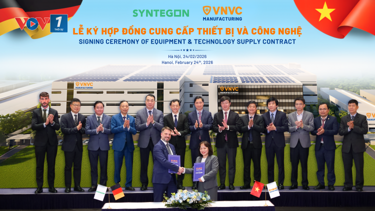 VNVC ký hợp đồng mua dây chuyền sản xuất vắc xin hiện đại hàng đầu thế giới