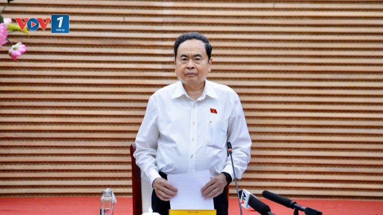 Chủ tịch Quốc hội Trần Thanh Mẫn kiểm tra công tác chuẩn bị bầu cử tại Nghệ An