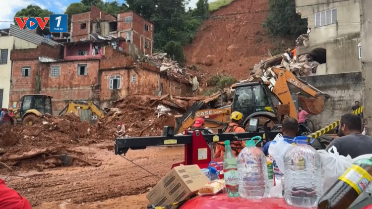 Mưa lớn ở đông nam Brazil khiến ít nhất 22 người thiệt mạng