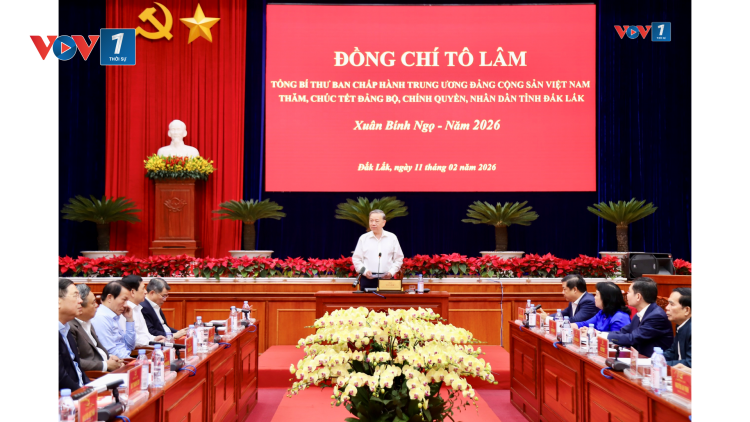 Thời sự 18h 11/2/2026: Tổng Bí thư Tô Lâm làm việc và chúc Tết Đảng bộ, chính quyền tỉnh Đắk Lắk