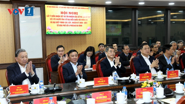 Tổng Bí thư Tô Lâm dự Hội nghị lấy ý kiến cử tri nơi cư trú ứng cứ ĐBQH khoá 16