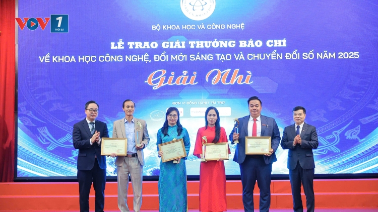 Đài Tiếng nói Việt Nam giành giải Ba Giải thưởng báo chí về KHCN, ĐMST và chuyển đổi số 2025
