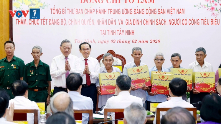 Thời sự 18h 9/2/2026:Tổng Bí thư thăm chúc tết Đảng bộ Chính quyền nhân dân TP. HCM và tỉnh Tây Ninh
