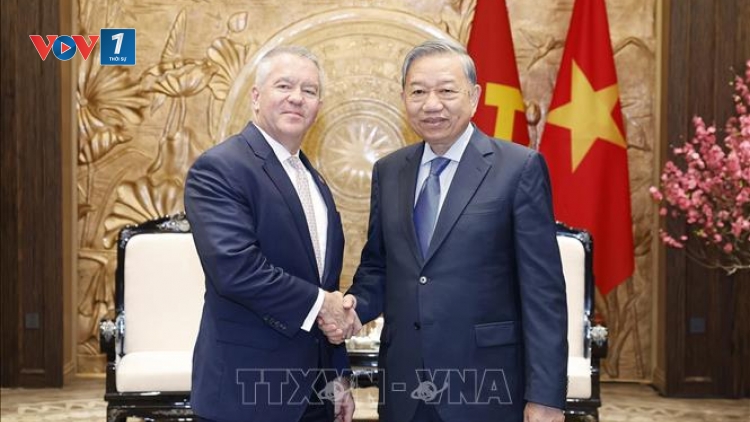 Tổng Bí thư Tô Lâm tiếp Trợ lý Ngoại trưởng Hoa Kỳ Michael DeSombre
