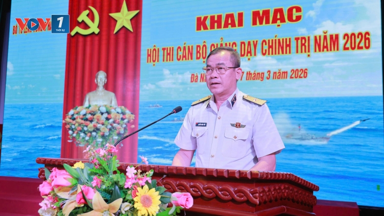 Vùng 3 Hải quân khai mạc Hội thi cán bộ giảng dạy Chính trị năm 2026