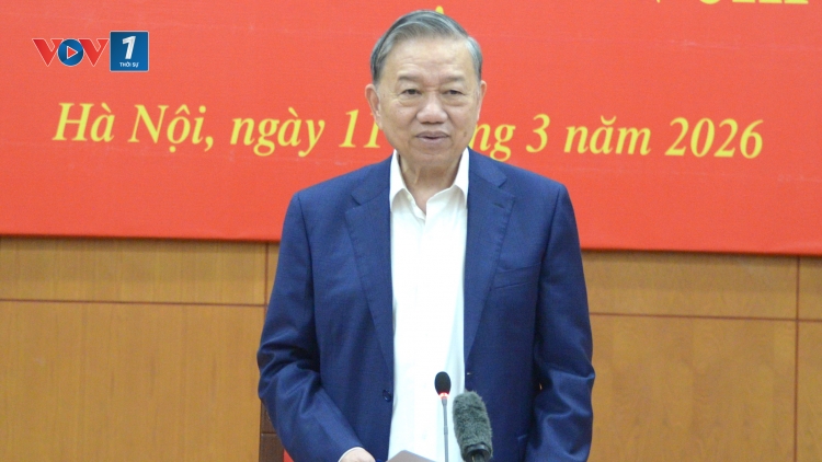 Tổng Bí thư Tô Lâm chủ trì phiên họp quý 1/2026 BCĐ hoàn thiện thể chế pháp luật