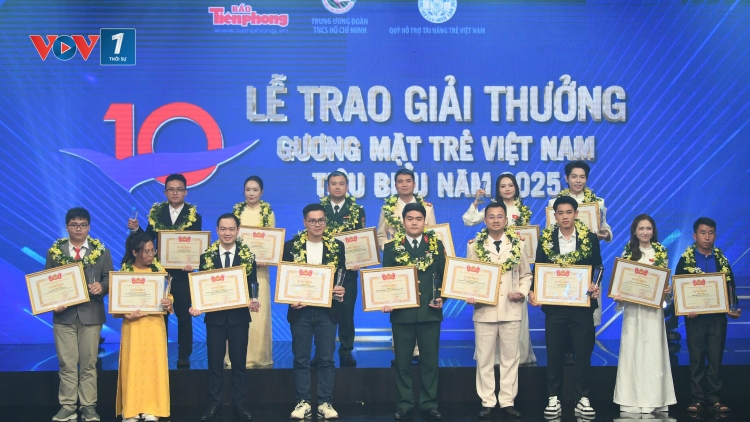 Lễ trao Giải thưởng Gương mặt trẻ Việt Nam tiêu biểu năm 2025