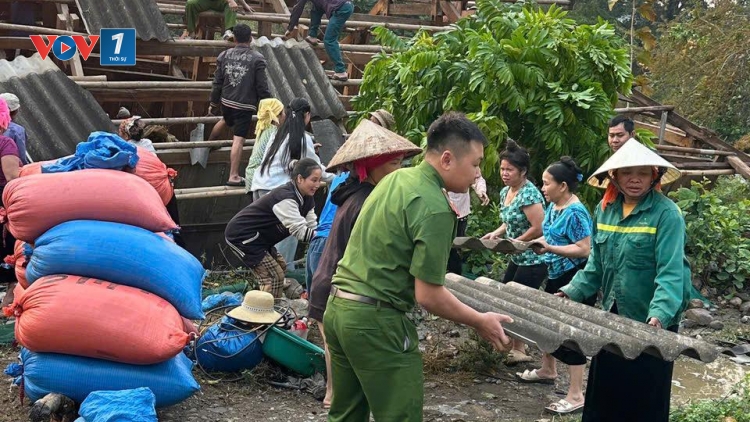 Sơn La khẩn trương hỗ trợ người dân khắc phục hậu quả do dông lốc