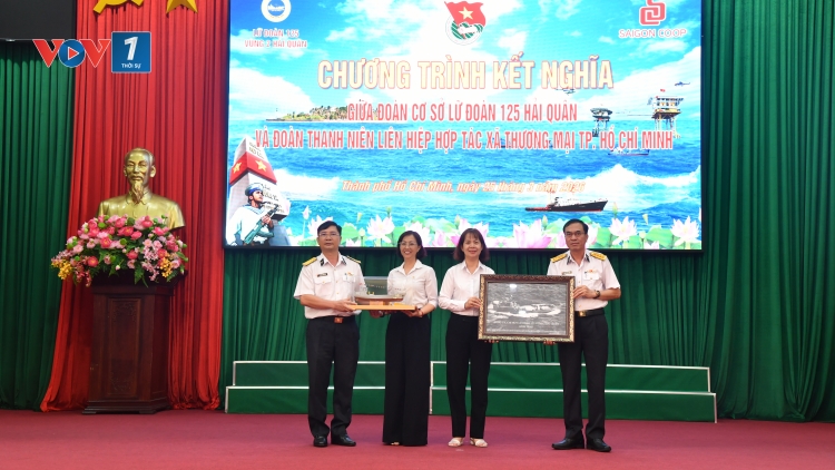 Tuổi trẻ Lữ đoàn 125 và Saigon Co.op ký kết nghĩa, tăng cường gắn kết quân – dân