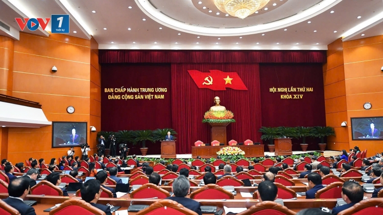 Thông cáo báo chí về ngày làm việc thứ ba và bế mạc Hội nghị Trung ương 2