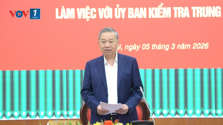 Thời sự 21h30 5/3/2026: Tổng Bí thư Tô Lâm làm việc với Uỷ ban Kiểm tra Trung ương