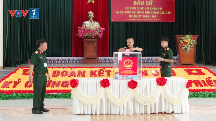 Lữ đoàn Đặc công Nước 5 hoàn thành bầu cử sớm