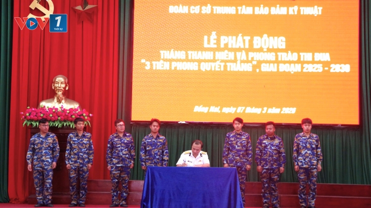 Tuổi trẻ Trung tâm BĐKT Vùng 2 Hải quân phát động Tháng Thanh niên 2026