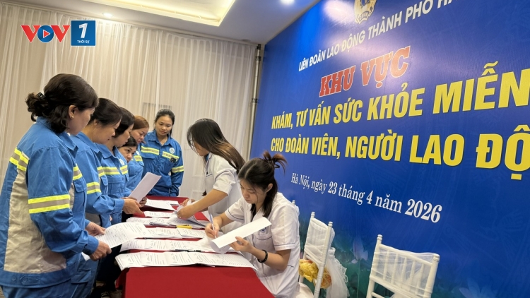 Khám sức khoẻ miễn phí cho người lao động thủ đô 