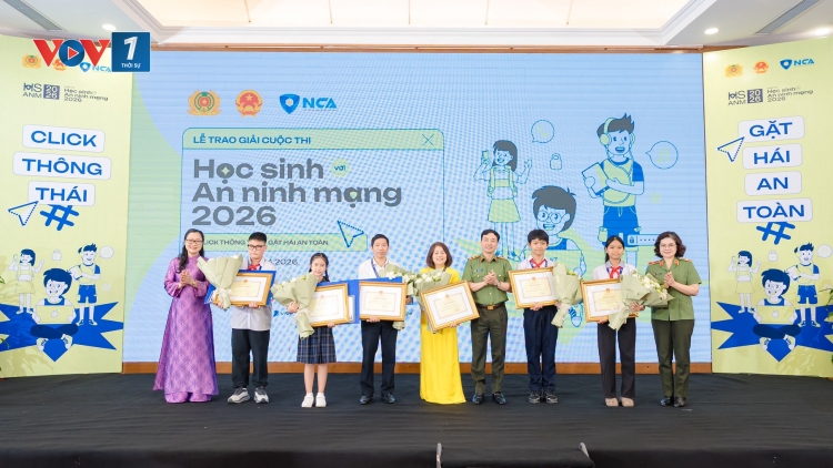 Trao giải Cuộc thi “Học sinh với An ninh mạng 2026”