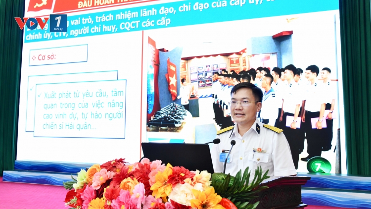 Vùng 5 Hải quân đẩy mạnh đổi mới công tác giáo dục chính trị thông qua hội thi