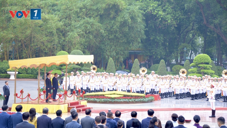 Tổng Bí thư, Chủ tịch nước Tô Lâm chủ trì lễ đón Tổng thống Hàn Quốc