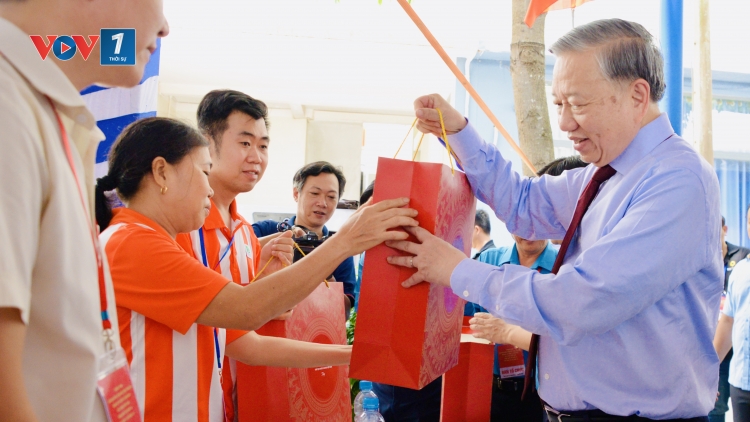 Tổng Bí thư, Chủ tịch nước Tô Lâm lắng nghe tâm tư nguyện vọng 200 công nhân lao động tại TPHCM