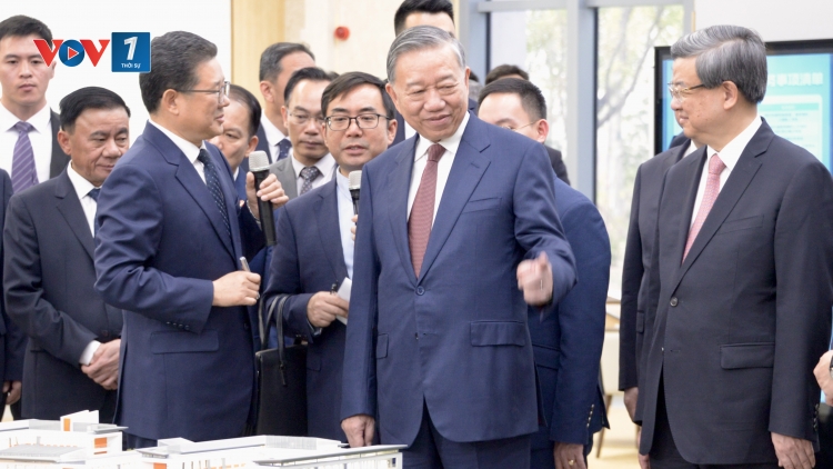 Tổng Bí thư, Chủ tịch nước Tô Lâm thăm Khu mới Hùng An, tỉnh Hà Bắc, Trung Quốc