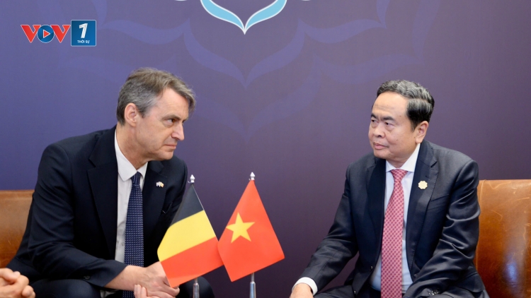 Chủ tịch Quốc hội Trần Thanh Mẫn gặp Chủ tịch Thượng viện Bỉ Vincent Blondel