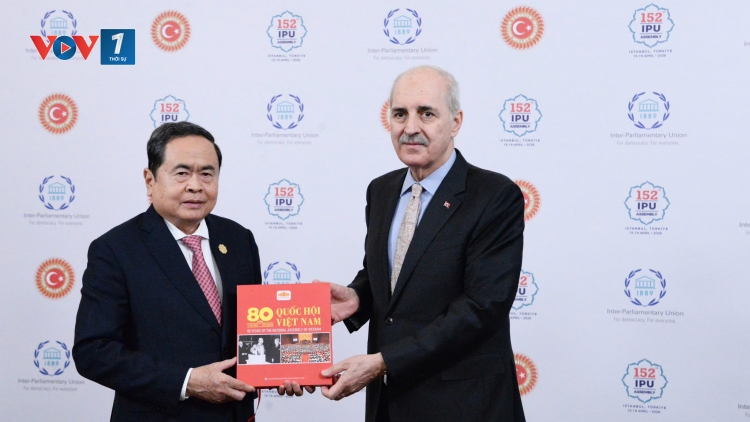 Chủ tịch Quốc hội Trần Thanh Mẫn hội kiến Chủ tịch Quốc hội Thổ Nhĩ Kỳ