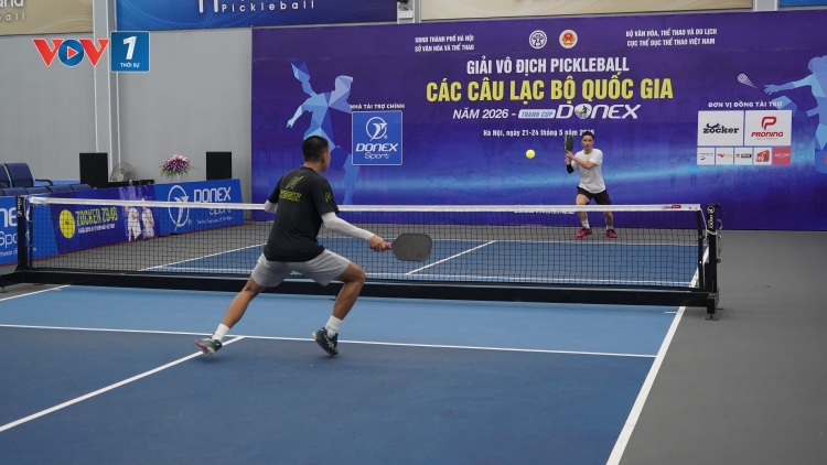 Gần 700 vận động viên tranh tài tại giải vô địch Pickleball các câu lạc bộ quốc gia 2026