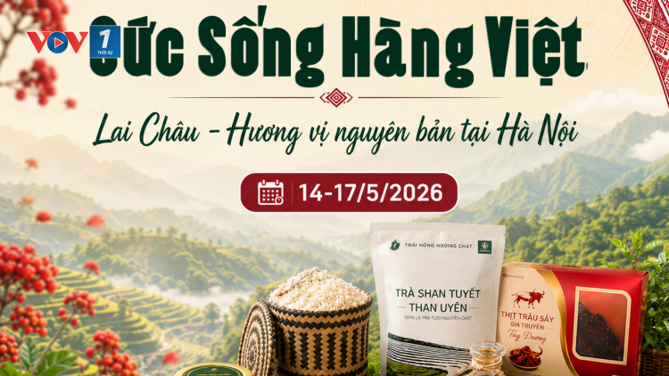 Đặc sản Lai Châu được trưng bày, livestream tại chương trình “Sức sống hàng Việt”