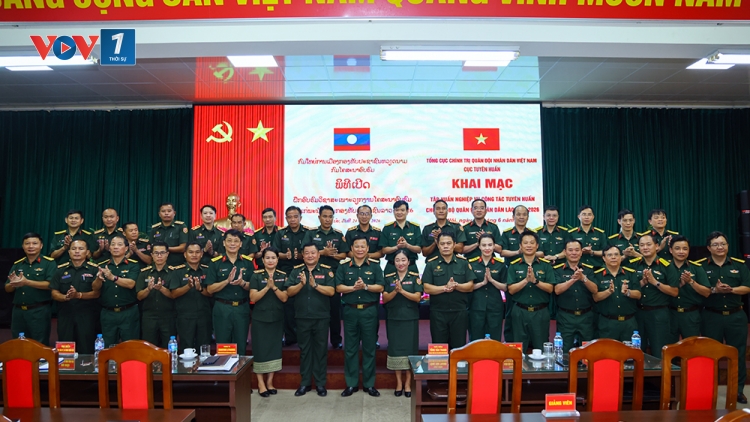 Khai mạc tập huấn nghiệp vụ công tác tuyên huấn cho cán bộ Quân đội nhân dân Lào năm 2026