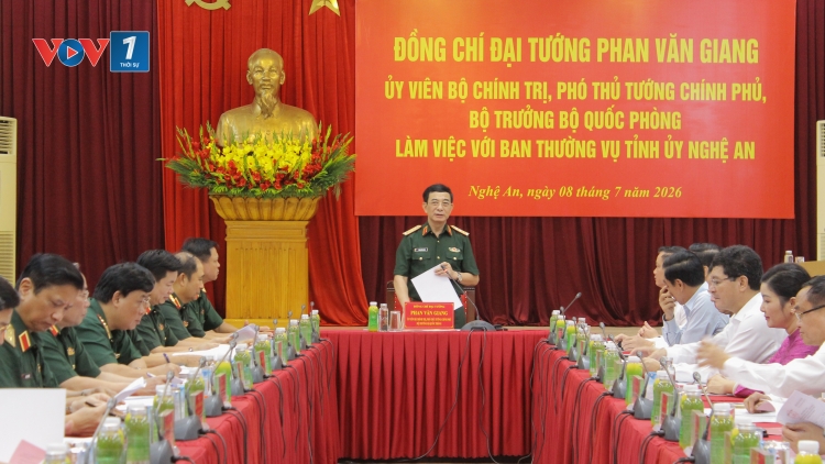 Đại tướng Phan Văn Giang đề nghị Nghệ An quan tâm thực hiện chiến dịch 500 ngày đêm