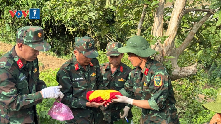 Đắk Lắk quy tập 2 hài cốt liệt sĩ, xác định được danh tính một liệt sĩ