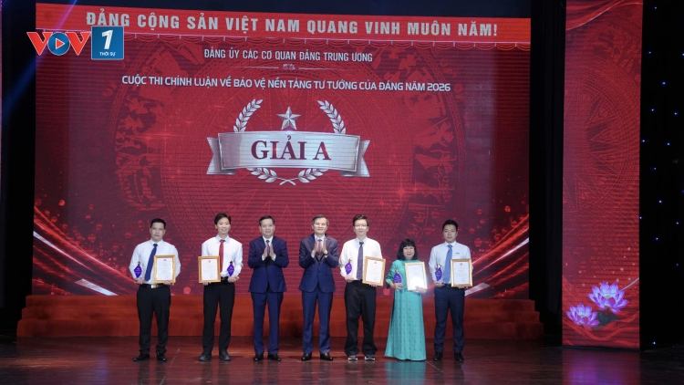 Trao 34 giải thưởng Cuộc thi chính luận về bảo vệ nền tảng tư tưởng của Đảng