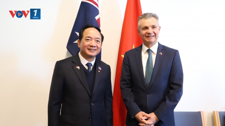 Trưởng Ban Tuyên giáo Trung ương gặp Đồng Bộ trưởng Ngoại giao và Thương mại Australia