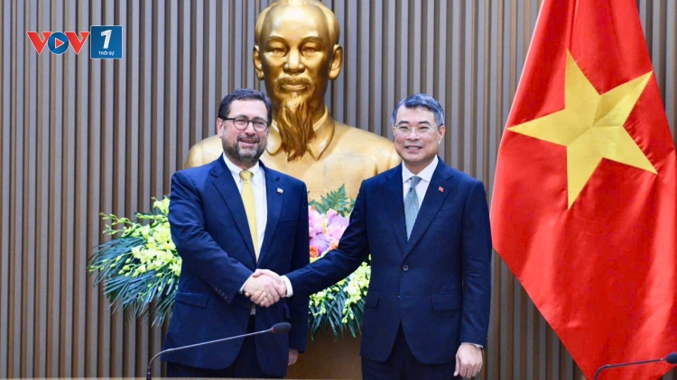 Thủ tướng Lê Minh Hưng tiếp Bộ trưởng Bộ Ngoại giao Cộng hòa Chile