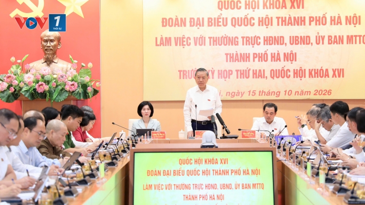 Thời sự 18h 15/10/2026: Đoàn đại biểu Quốc hội Hà Nội làm việc với thành phố trước kỳ họp thứ 2