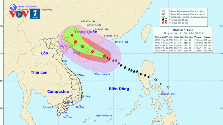 Bão số 4 đang mạnh lên khi đi vào đất liền, Ban chỉ đạo Trung ương về phòng chống thiên tai yêu cầu tăng cường thông tin cảnh báo bão