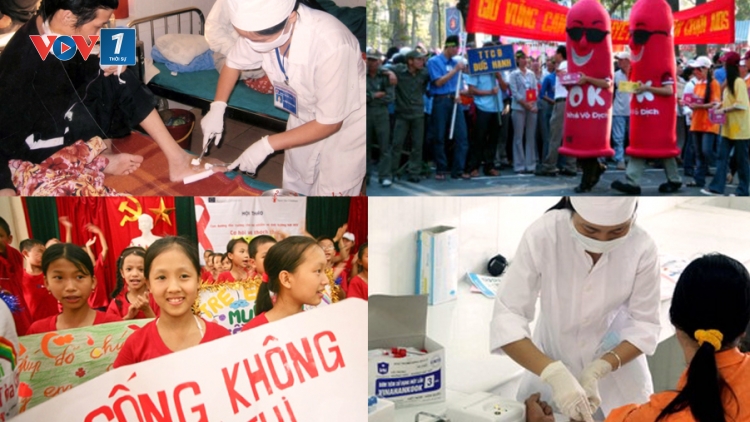 100.000 bệnh nhân HIV/AIDS đang được điều trị bằng thuốc chống suy giảm miễn dịch (ARV), tăng gấp 5 lần so với cách đây 10 năm (Thời sự chiều ngày 9/11/2015)