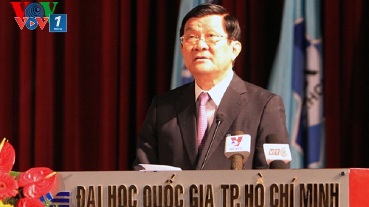 Thời sự chiều ngày 27/01/2015: Chủ tịch nước Trương Tấn Sang dự lễ kỷ niệm 20 năm thành lập Đại học quốc gia thành phố Hồ Chí Minh