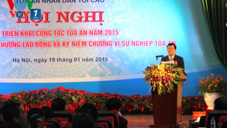 Pháp luật và đời sống ngày 03/02/2015: Nhìn lại hoạt động xét xử của ngành tòa án trong năm qua
