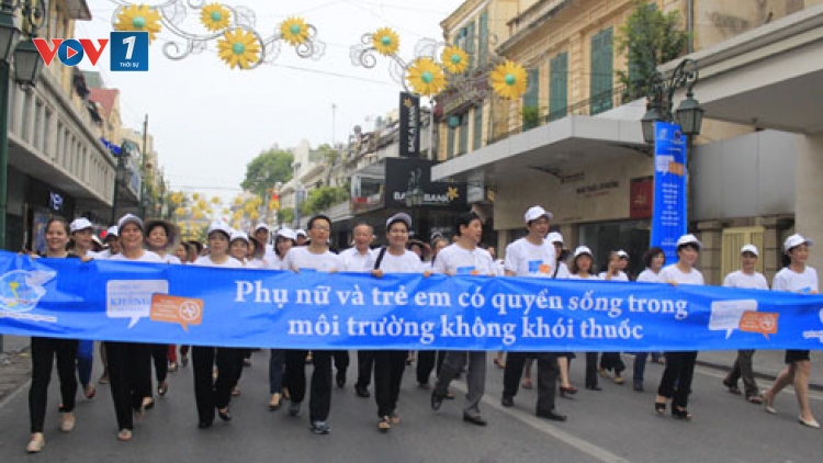 Thời sự trưa ngày 31/5/2015: Mít tinh "Phụ nữ có người thân không hút thuốc" - Vì môi trường không khói thuốc.