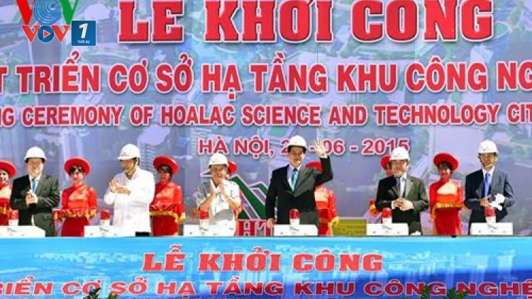 Thời sự trưa ngày 26/6/2015: Thủ tướng Nguyễn Tấn Dũng phát lệnh khởi công dự án phát triển Khu công nghệ cao Hòa Lạc, Hà Nội.