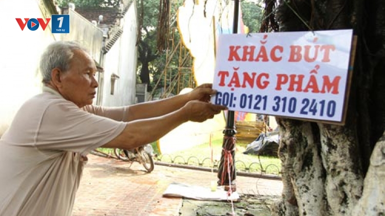 Câu chuyện về người khắc bút cuối cùng ở Hà Nội