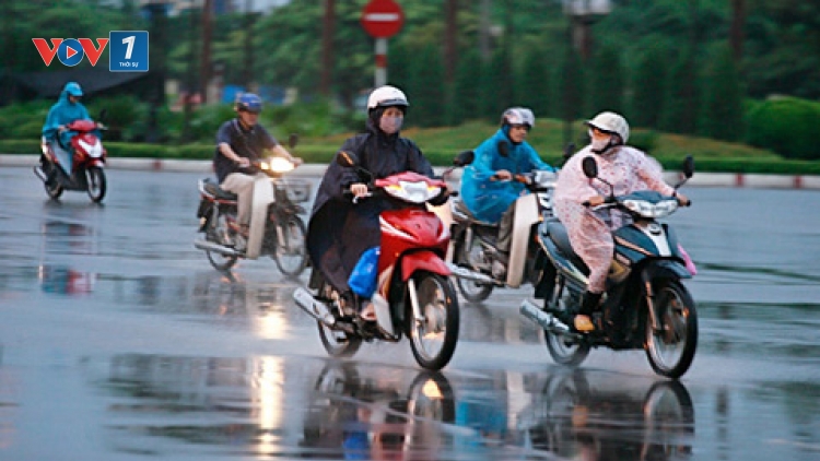 Gió mùa đông bắc đã gây mưa, mưa rào, và rải rác có dông cho một số tỉnh Bắc Bộ.