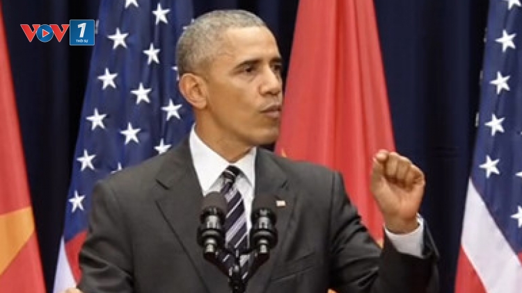 Hôm nay, Tổng thống Hoa Kỳ Barack Obama có bài phát biểu tại Trung tâm Hội nghị Quốc gia Mỹ Đình, Hà Nội. (Thời sự trưa 24/5/2016)