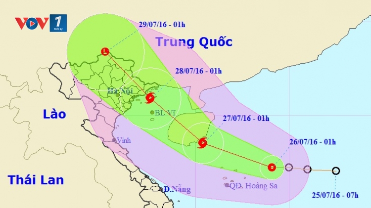 Cơ chế hoạt động của bão và áp thấp nhiệt đới (31/8/2016)