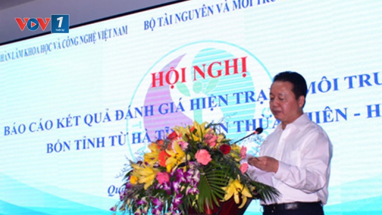 Bộ Tài nguyên và Môi trường công bố kết quả đánh giá hiện trạng môi trường biển các tỉnh từ Hà Tĩnh đến Thừa Thiên - Huế, sau vụ xả thải của Công ty TNHH Hưng Nghiệp – Formosa hồi tháng 5 vừa qua (Thời sự trưa 22/8/2016)