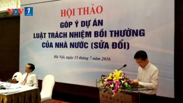 Khó khăn về đền bù trong Dự thảo Luật Trách nhiệm bồi thường của Nhà nước (10/01/2017)