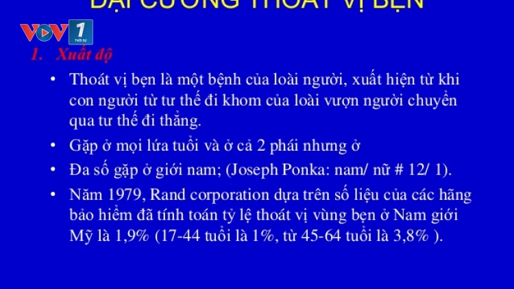 Thoát vị bẹn và những kỹ thuật mới trong điều trị (11/10/2017)