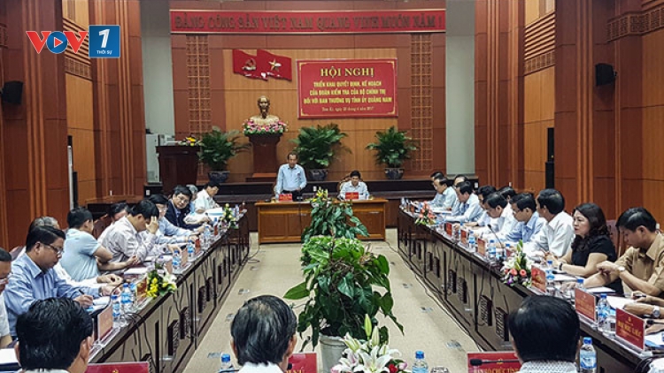 Kiểm tra công tác quy hoạch và luân chuyển cán bộ tại Quảng Nam, Phó Thủ tướng Thường trực Chính phủ Trương Hòa Bình cảnh báo việc thiếu chặt chẽ trong công tác cán bộ (Thời sự đêm 23/4/2017)