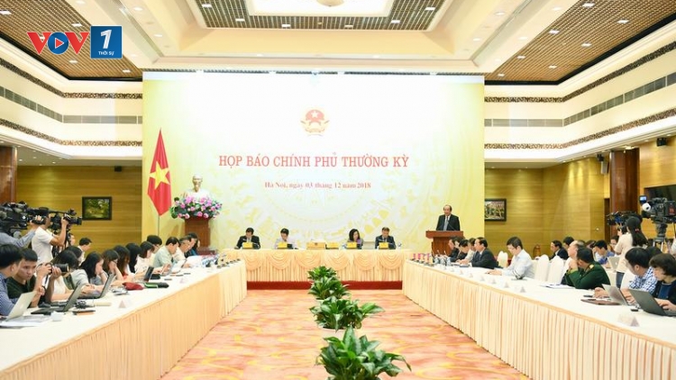 Thông tin họp báo chính phủ thường kỳ tháng 11 (4/12/2018)